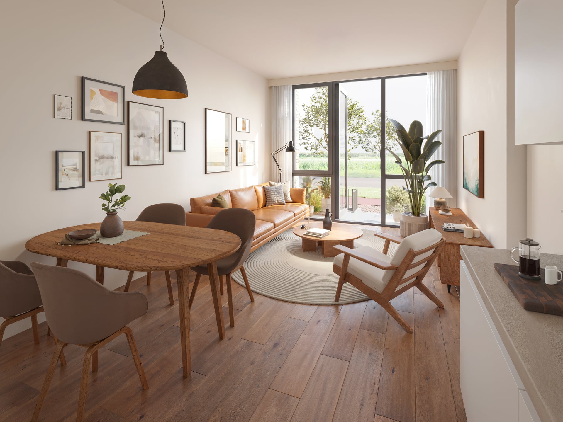 Interieur 2-kamerappartement